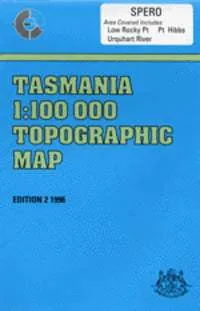7912 Spero Topographic Map (2nd Edition) by TasMap (1996)