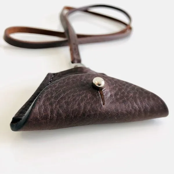 Italian Leather Whistle Case (& lanyard)